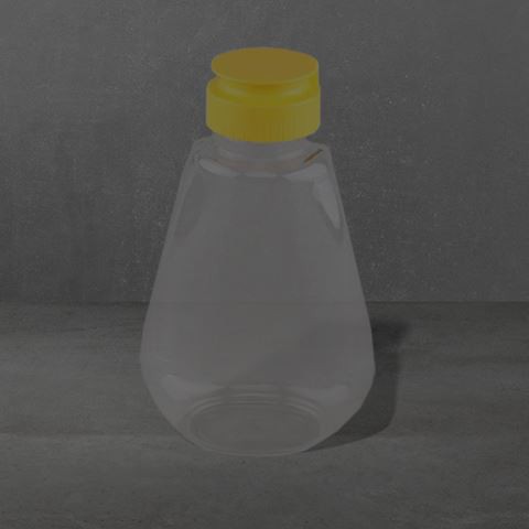 Plastikinis medaus butelis