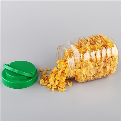 Plastikinė javų talpa su dangteliais